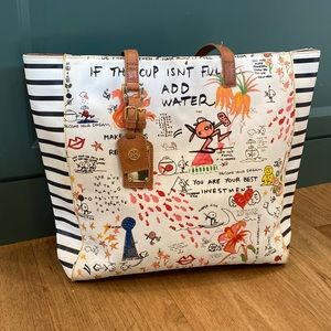 Tory Burch Leather Tote Bag